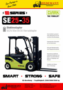 CLARK Elektrostapler Broschüre SE25-35