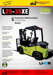 CLARK ElektrostaplerBroschüre L25-35XE