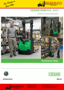 Datenblatt Cesab Hochhubwagen S200