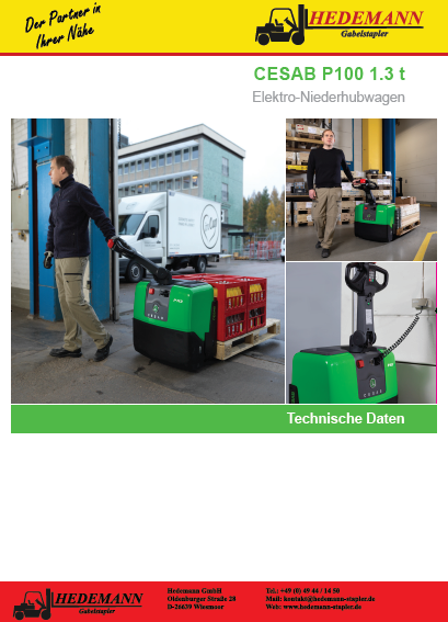 Cesab-P100 Niederhubwagen_Datenblatt